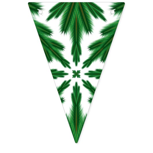 Bannière de Bunage Triangle Pins de Vacances (Troisième drapeau)