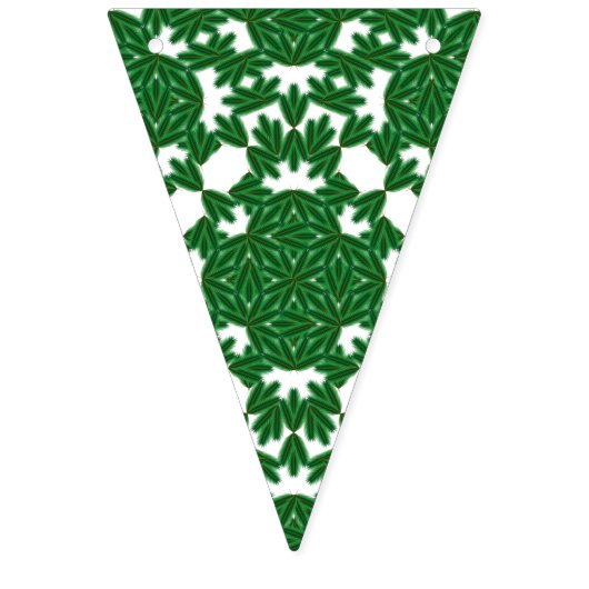 Bannière de Bunage Triangle Pins de Vacances (Premier drapeau)