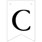 Bannière de Bunduting photo moderne en noir blanc (Deuxième drapeau)