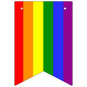 Bannière de Bunting 6 couleurs Fierté LGBT Party (Premier drapeau)