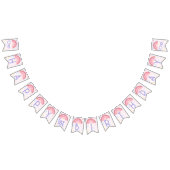 Bannière de Bunting Anniversaire Arc-en-ciel fleur (Tout)