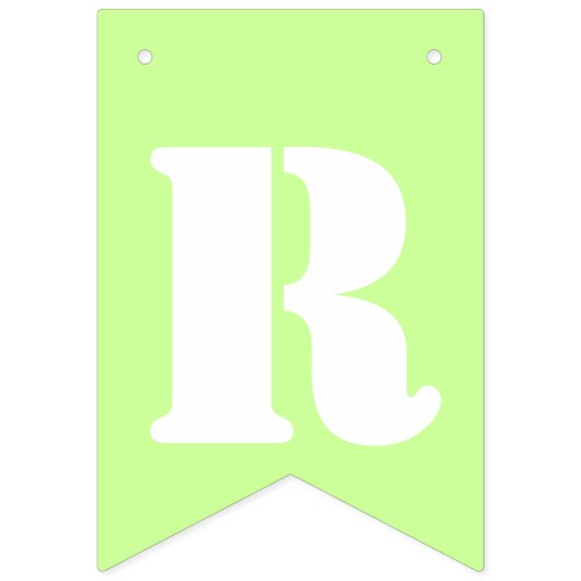 Bannière de Bunting bleu vert Triplet Boy (Troisième drapeau)