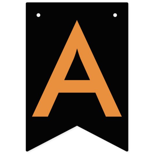 Bannière de Bunting Citrouille d'Halloween (Troisième drapeau)