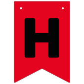 Bannière de Bunting de la fête Tube Anniversaire (Deuxième drapeau)