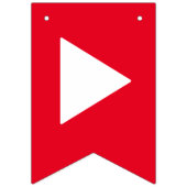 Bannière de Bunting de la fête Tube Anniversaire (Premier drapeau)