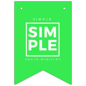 Bannière de Bunting du Ministère de la Jeunesse Si (Troisième drapeau)