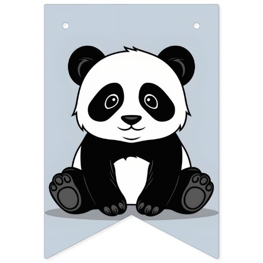 Bannière de Bunting du Parti Panda (Premier drapeau)