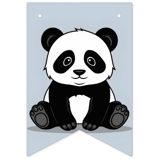 Bannière de Bunting du Parti Panda (Troisième drapeau)