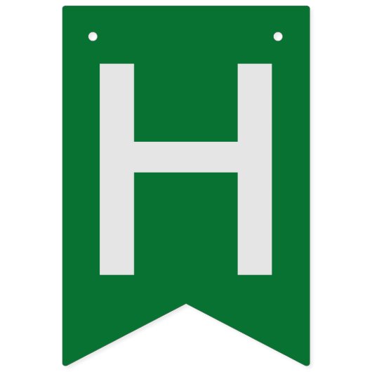 Bannière de Bunting Ecole Verte (Premier drapeau)