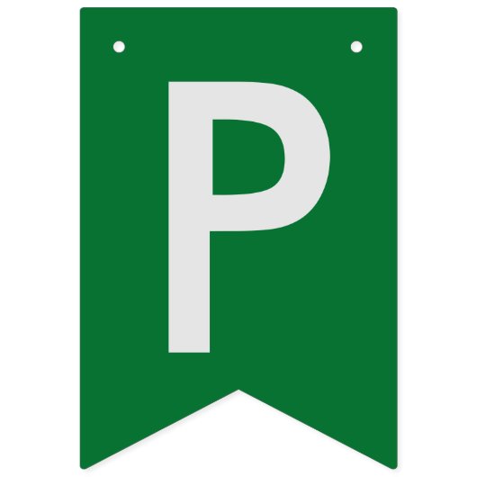 Bannière de Bunting Ecole Verte (Troisième drapeau)