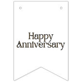 Bannière de Bunting Joyeux Anniversaire (Deuxième drapeau)