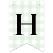 Bannière de Bunting Joyeux En vichy d'anniversaire (Deuxième drapeau)
