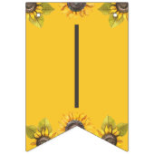 Bannière de Bunting Little Sunflower Party (Deuxième drapeau)