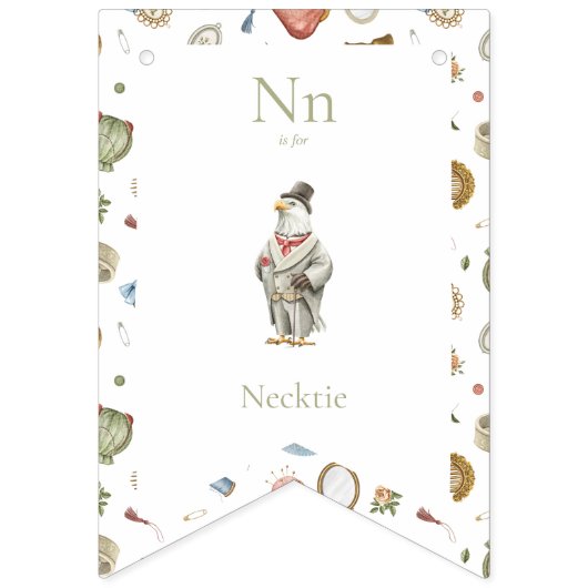 Bannière de Bunting N-Z (Premier drapeau)