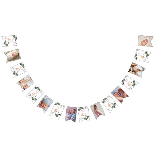 Bannière de Bunting personnalisée Modèle Chute Sip (Tout)