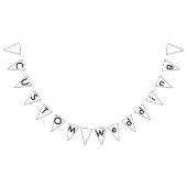 Bannière de Bunting personnalisée - Triangle class (Tout)