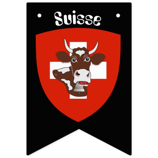 Bannière de Bunting Suisse Party (Premier drapeau)