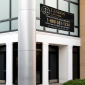 Bannière de cabinet d'avocats sur mesure | Droit (Bâtiment extérieur)