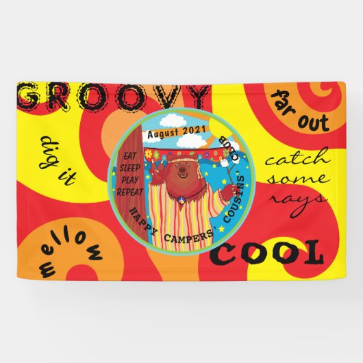 Bannière de camp Bear (Horizontal)