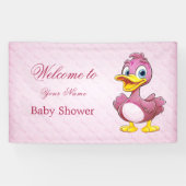 Bannière de canard rose (Horizontal)