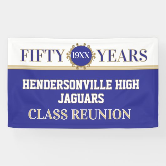 Bannière de célébration de la réunion des 50 ans ! (Horizontal)