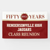 Bannière de célébration de la réunion des 50 ans ! (Horizontal)