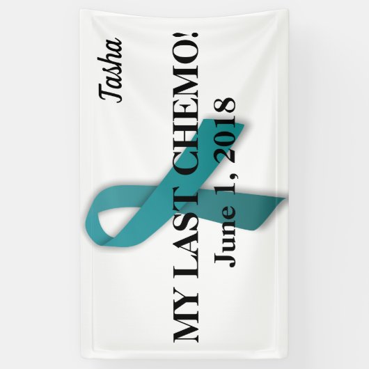 Bannière de célébration de My Dernier Chemo (Vertical)