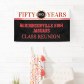 Bannière de célébration des 50 ans de retrouvaille (En situation)