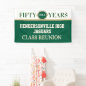 Bannière de célébration des 50 ans de retrouvaille (En situation)