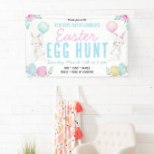 Bannière de chasse aux oeufs de Pâques (En situation)