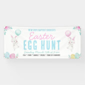 Bannière de chasse aux oeufs de Pâques (Horizontal)