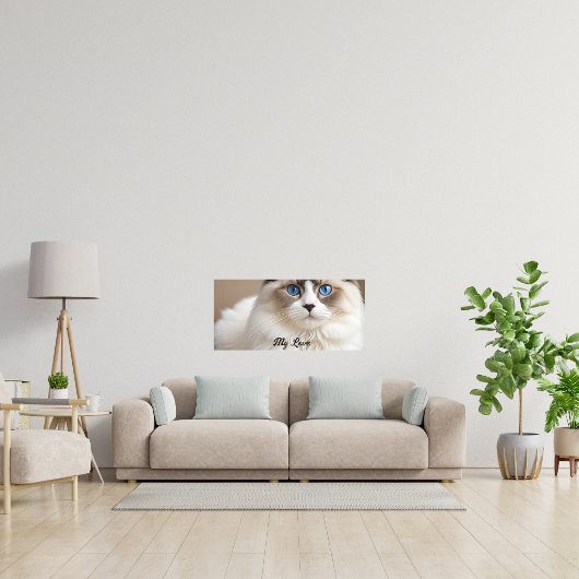 Bannière de chat mignon personnalisable