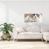 Bannière de chat mignon personnalisable