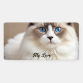 Bannière de chat mignon personnalisable (Horizontal)