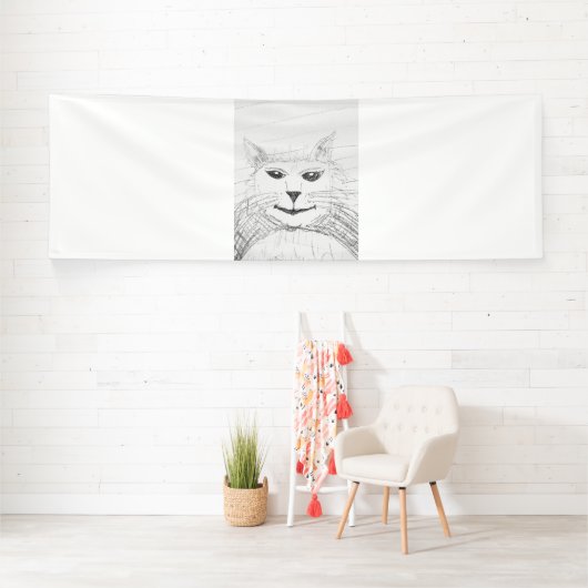 Bannière de chat Sassy (Insitu)
