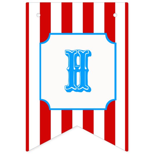 Bannière de cirque de joyeux anniversaire (Deuxième drapeau)