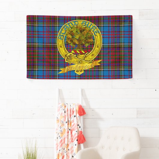 Bannière de clan d'Anderson (En situation)