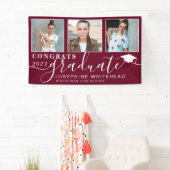 Bannière de collage de photos 2022 Burgundy (En situation)