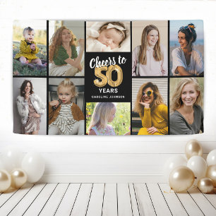 Bannière de collage de photos personnalisée pour 5
