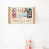 Bannière de collage photo de fête d'anniversaire p (Insitu)