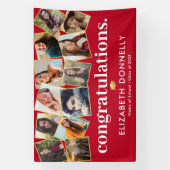 Bannière de collage photo de graduation moderne Re (Verticale)