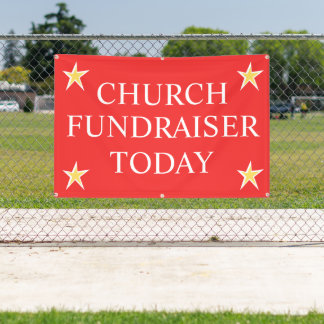 Bannière de collecte de fonds aujourd'hui pour l'é