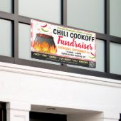 Bannière de collecte de fonds Chili Cookoff avec c (Bâtiment extérieur)
