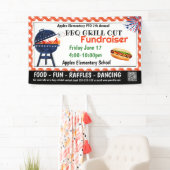 Bannière de collecte de fonds de grillade BBQ | PT (En situation)