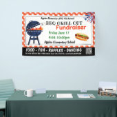 Bannière de collecte de fonds de grillade BBQ | PT (Salon professionnel)