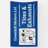 Bannière de conception de la conception de l'entre (Vertical)