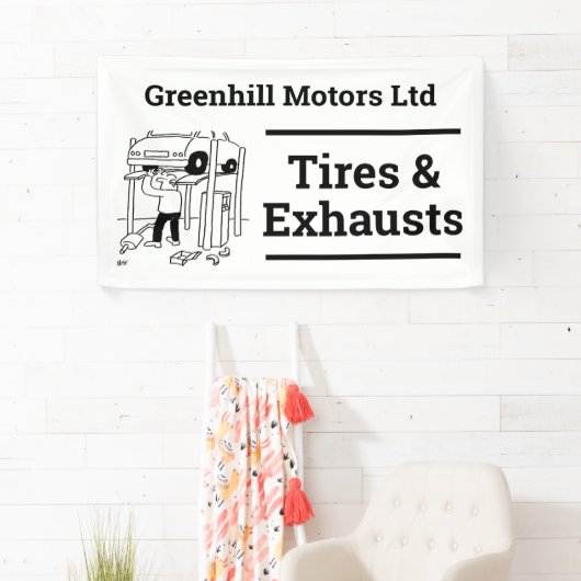 Bannière de conception de la conception de l'entre (En situation)