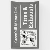 Bannière de conception de la conception de l'entre (Vertical)