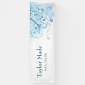 Bannière de conception florale (Vertical)