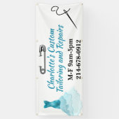 Bannière de couture personnalisée (Vertical)